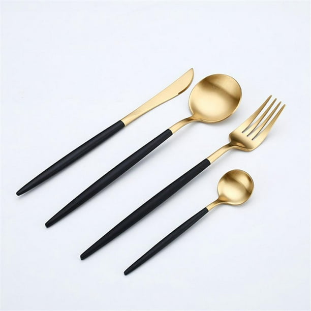 4PCs Fashion Stainless Steel  Cutlery Set Dinnerware Tableware Decor hot 